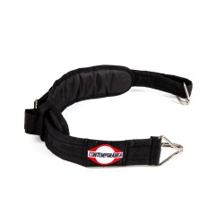 Sangle rembourée ceinture avec coussin et encoche battes - 2 crochets ouverts